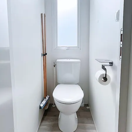 Kamp alanı Le Ti Buch Mobilhome En 4 Etoiles Avec Terrasse Plancha Et Climatisation *